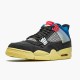 Jordan 4 Retro Union Off Noir DC9533-001 Off-Noir/Brigade Blå-Dark Smoke Grå-Light Fusion Rød Sko