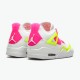 Jordan 4 Retro White Lemon Pink CV7808-100 Hvid/Lemon Venom-Lyserød Blast Sko