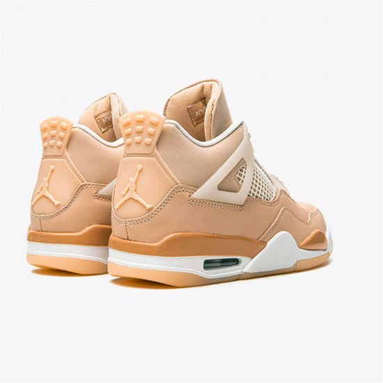 Jordan 4 Retro Shimmer DJ0675-200 Shimmer/Bronze Eclipse-Orange Quartz-Metallic Sølv Sko