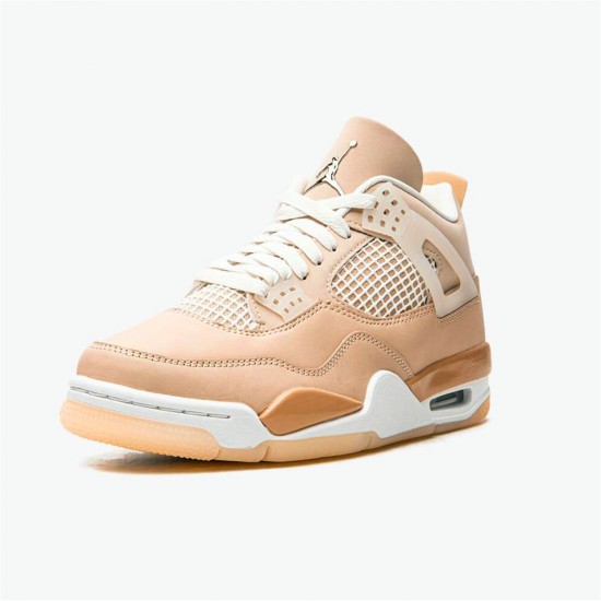 Jordan 4 Retro Shimmer DJ0675-200 Shimmer/Bronze Eclipse-Orange Quartz-Metallic Sølv Sko