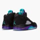 Jordan 5 Retro Black Grape (2013) 136027-007 Sort/New Emerald-Grape Ice Sko