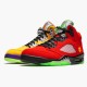 Jordan 5 Retro What The CZ5725-700 Varsity Maize/Court Lilla-Ghost Grøn-Solar Orange Sko