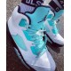 Jordan 5 Retro Island Green CN2932-100 Hvid/Sort-Hvid-Island Grøn Sko