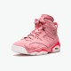 Jordan 6 Retro Aleali May CI0550-600 Rust Lyserød/Bright Crimson Sko