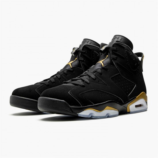 Jordan 6 Retro DMP (2020) CT4954-007 Sort/Metallic Guld Sko