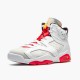 Jordan 6 Retro Hare CT8529-062 Neutral Grå/Hvid-True Rød-Sort Sko