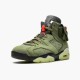 Jordan 6 Retro Travis Scott CN1084-200 Medium Olive/Sort-Sail-University Rød Sko