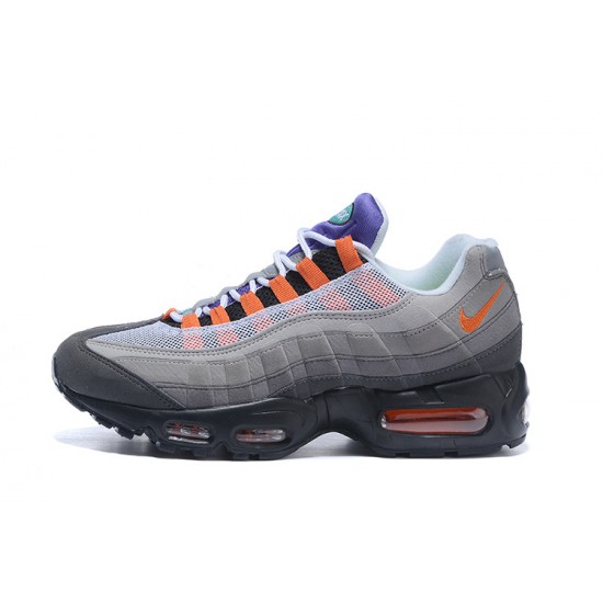 Air Max 95 OG QS Sortsafety Orangevolt 810374-078 Kvinder/Mænd Sko