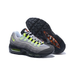 Air Max 95 OG QS Sortsafety Orangevolt 810374-078 Kvinder/Mænd Sko