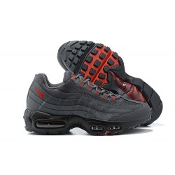 Air Max 95 TT Grå Rød og Sort Mænd Sko