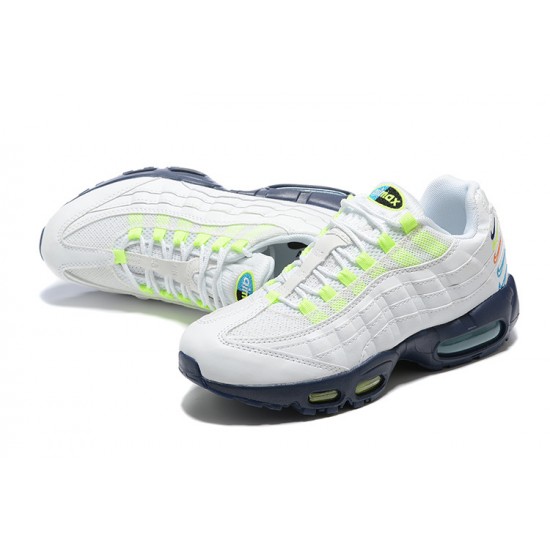 Air Max 95 TT Hvid Blå DX1819-100 Mænd Sko