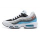 Air Max 95 TT Hvid Rød Sort CV6971-100 Mænd Sko