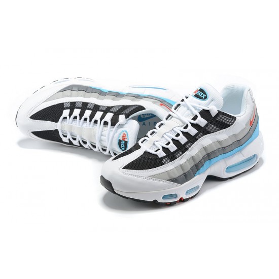 Air Max 95 TT Hvid Rød Sort CV6971-100 Mænd Sko