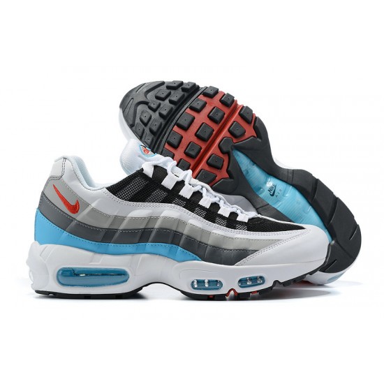 Air Max 95 TT Hvid Rød Sort CV6971-100 Mænd Sko