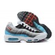 Air Max 95 TT Hvid Rød Sort CV6971-100 Mænd Sko