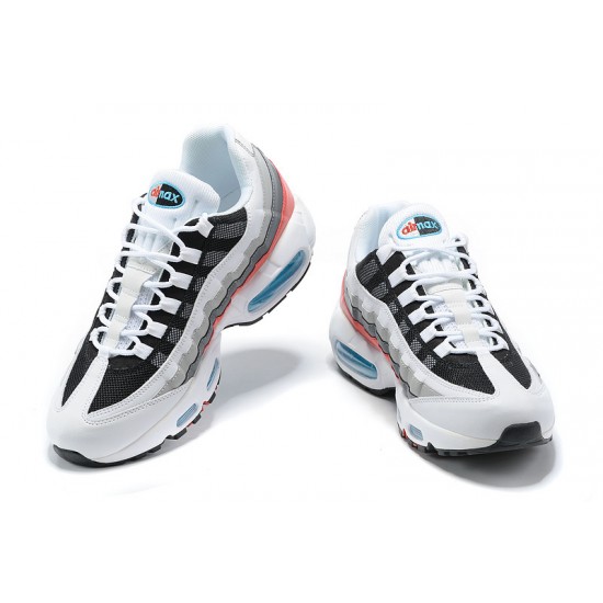 Air Max 95 TT Hvid Rød Sort CV6971-100 Mænd Sko