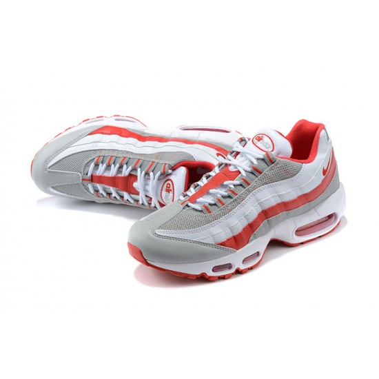 Air Max 95 TT Hvid Rød og Grå Mænd Sko