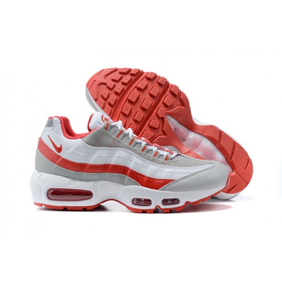 Air Max 95 TT Hvid Rød og Grå Mænd Sko