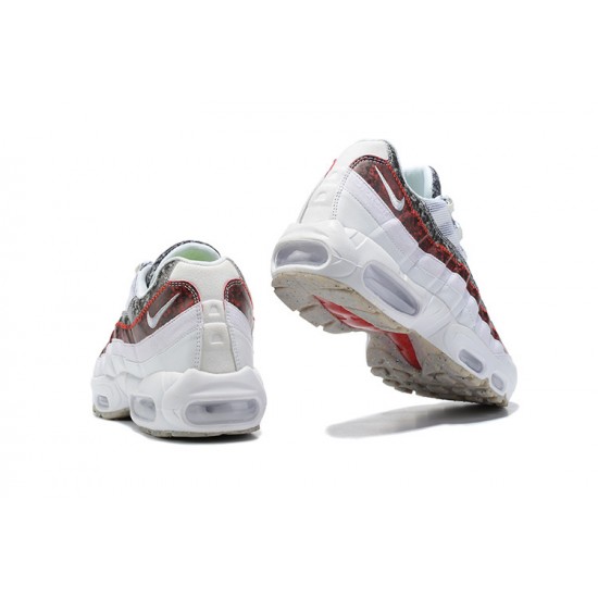 Air Max 95 TT Hvid og Rød Mænd Sko