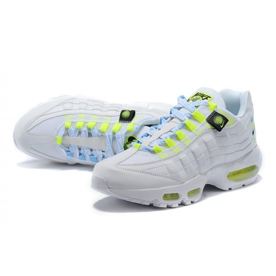 Air Max 95 TT Worldwide Hvid Gul CV9030-100 Kvinder/Mænd Sko