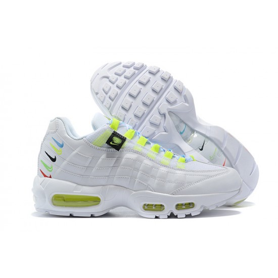 Air Max 95 TT Worldwide Hvid Gul CV9030-100 Kvinder/Mænd Sko