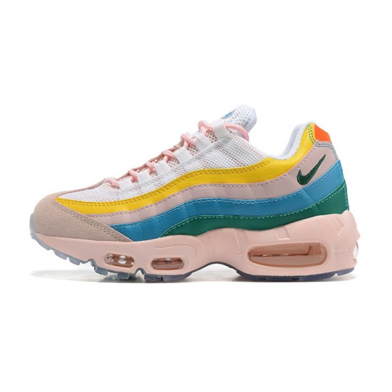 Air Max 95 TT Gul Pink Hvid DQ9323-200 Kvinder Sko