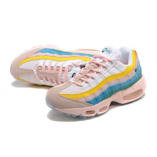 Air Max 95 TT Gul Pink Hvid DQ9323-200 Kvinder Sko