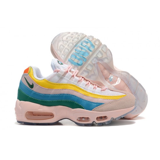 Air Max 95 TT Gul Pink Hvid DQ9323-200 Kvinder Sko