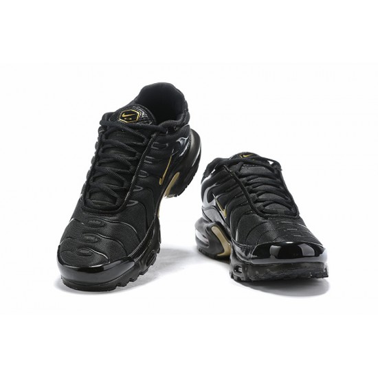 Air Max Plus Tn Sort Guld 852630-001 Mænd Sko