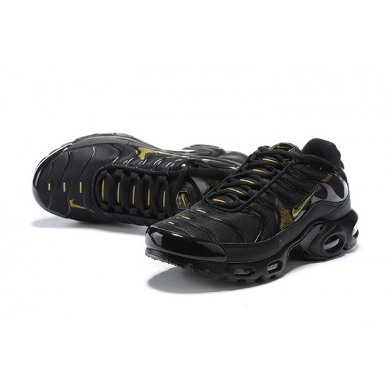 Air Max Plus Tn Sort Guld Mænd Sko