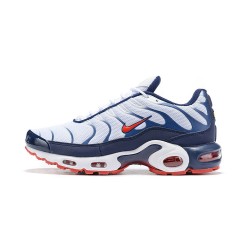 Air Max Plus Tn QS Hvid Blå og Rød Mænd Sko