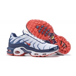 Air Max Plus Tn QS Hvid Blå og Rød Mænd Sko