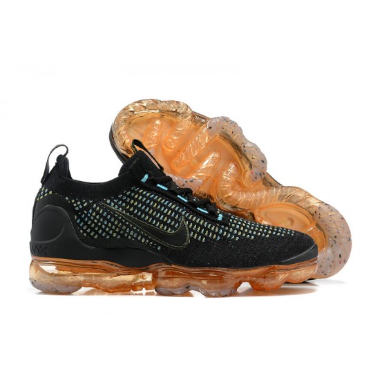 Air VaporMax 2021 Flyknit Sort Orange Kvinder/Mænd Sko