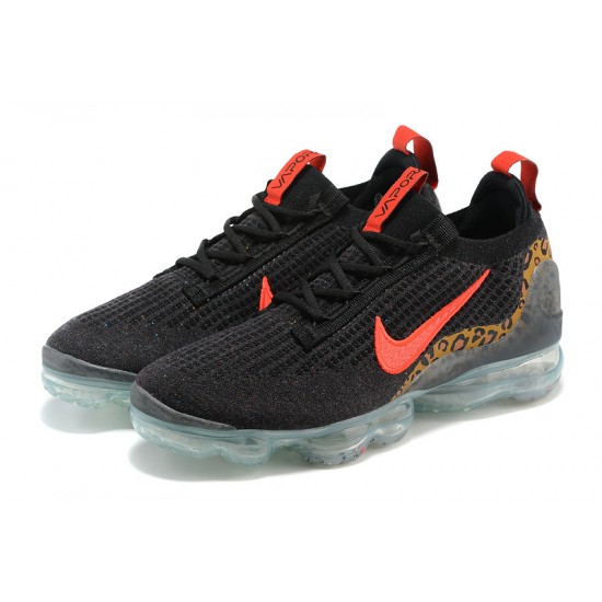 Air VaporMax 2021 Flyknit Sort Rød Kvinder/Mænd Sko