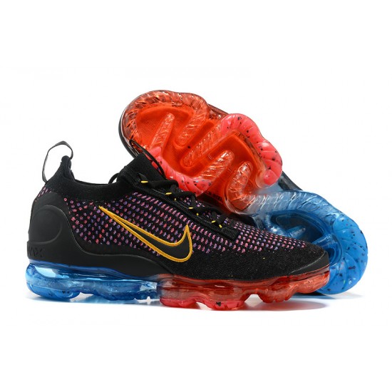 Air VaporMax 2021 Flyknit Sort Rød og Blå Kvinder/Mænd Sko