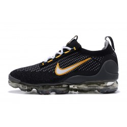 Air VaporMax 2021 Flyknit Sort Gul DH4086-001 Kvinder/Mænd Sko