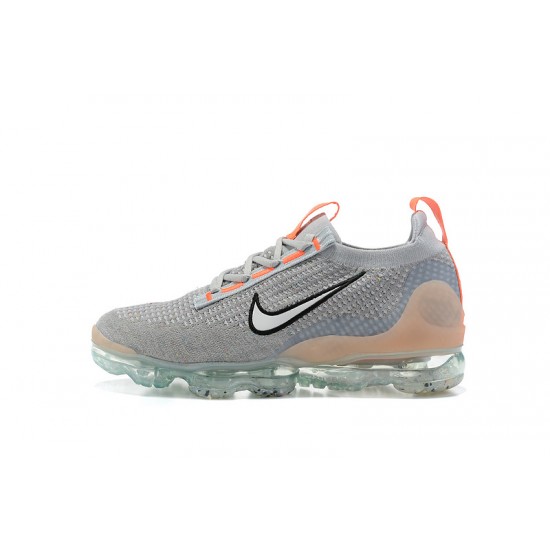 Air VaporMax 2021 Flyknit Grå Orange DH4084-002 Kvinder/Mænd Sko