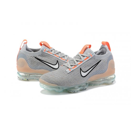 Air VaporMax 2021 Flyknit Grå Orange DH4084-002 Kvinder/Mænd Sko