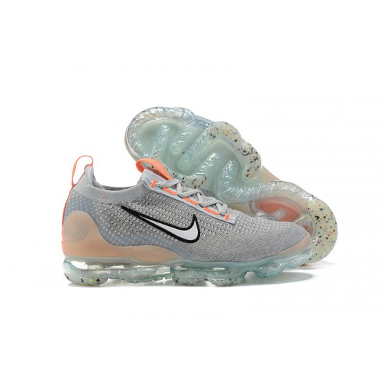 Air VaporMax 2021 Flyknit Grå Orange DH4084-002 Kvinder/Mænd Sko