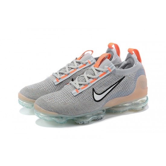 Air VaporMax 2021 Flyknit Grå Orange DH4084-002 Kvinder/Mænd Sko