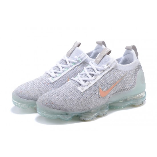 Air VaporMax 2021 Flyknit Grå Orange DH4090-002 Kvinder/Mænd Sko