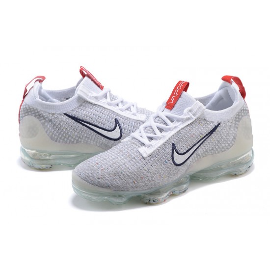 Air VaporMax 2021 Flyknit Grå Rød DB1550-003 Kvinder/Mænd Sko