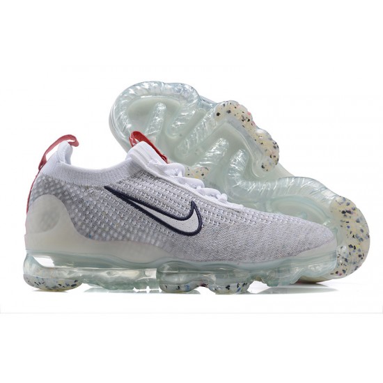 Air VaporMax 2021 Flyknit Grå Rød DB1550-003 Kvinder/Mænd Sko