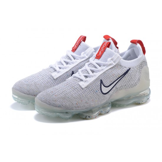 Air VaporMax 2021 Flyknit Grå Rød DB1550-003 Kvinder/Mænd Sko