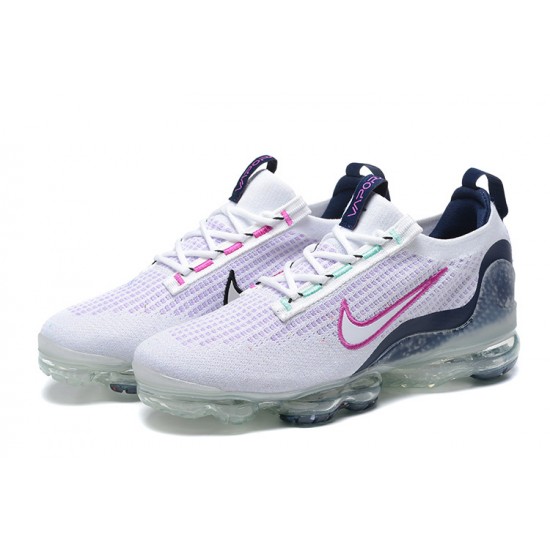 Air VaporMax 2021 Flyknit Hvid Pink DB1550-105 Kvinder/Mænd Sko