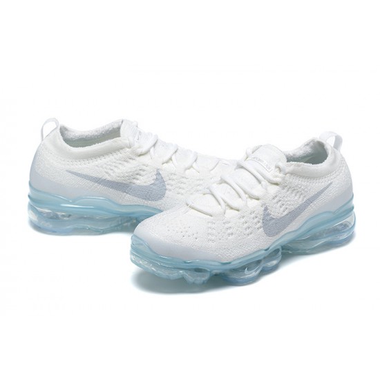 Air VaporMax 2023 Flyknit Pure Women/Men Platinum Hvid Blå DV1678-002 Shoes