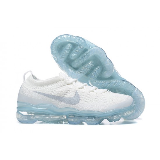 Air VaporMax 2023 Flyknit Pure Women/Men Platinum Hvid Blå DV1678-002 Shoes