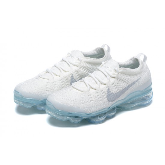 Air VaporMax 2023 Flyknit Pure Women/Men Platinum Hvid Blå DV1678-002 Shoes