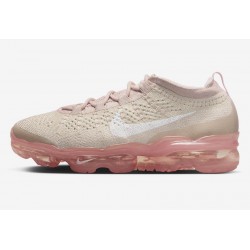 Air VaporMax 2023 Flyknit Oatmeal Pink DV6840-101 Kvinder Sko