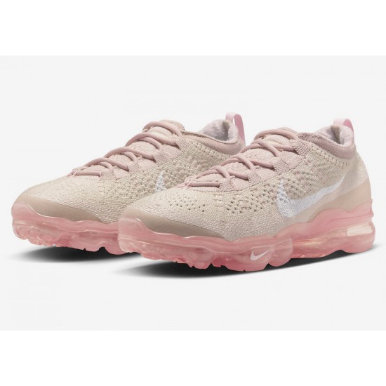 Air VaporMax 2023 Flyknit Oatmeal Pink DV6840-101 Kvinder Sko